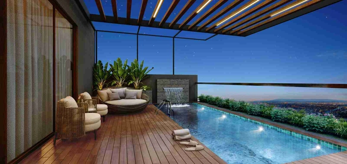 Jhamtani Codename The Crown Swimming Pool View